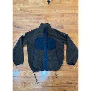 Tommy Hilfiger Men's Brown Sherpa Fleece Zip Up Jacket XL